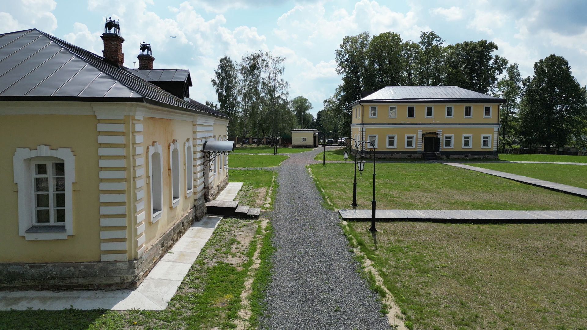 видео с коптера, лосино-петровский, усадьба, архитектура,