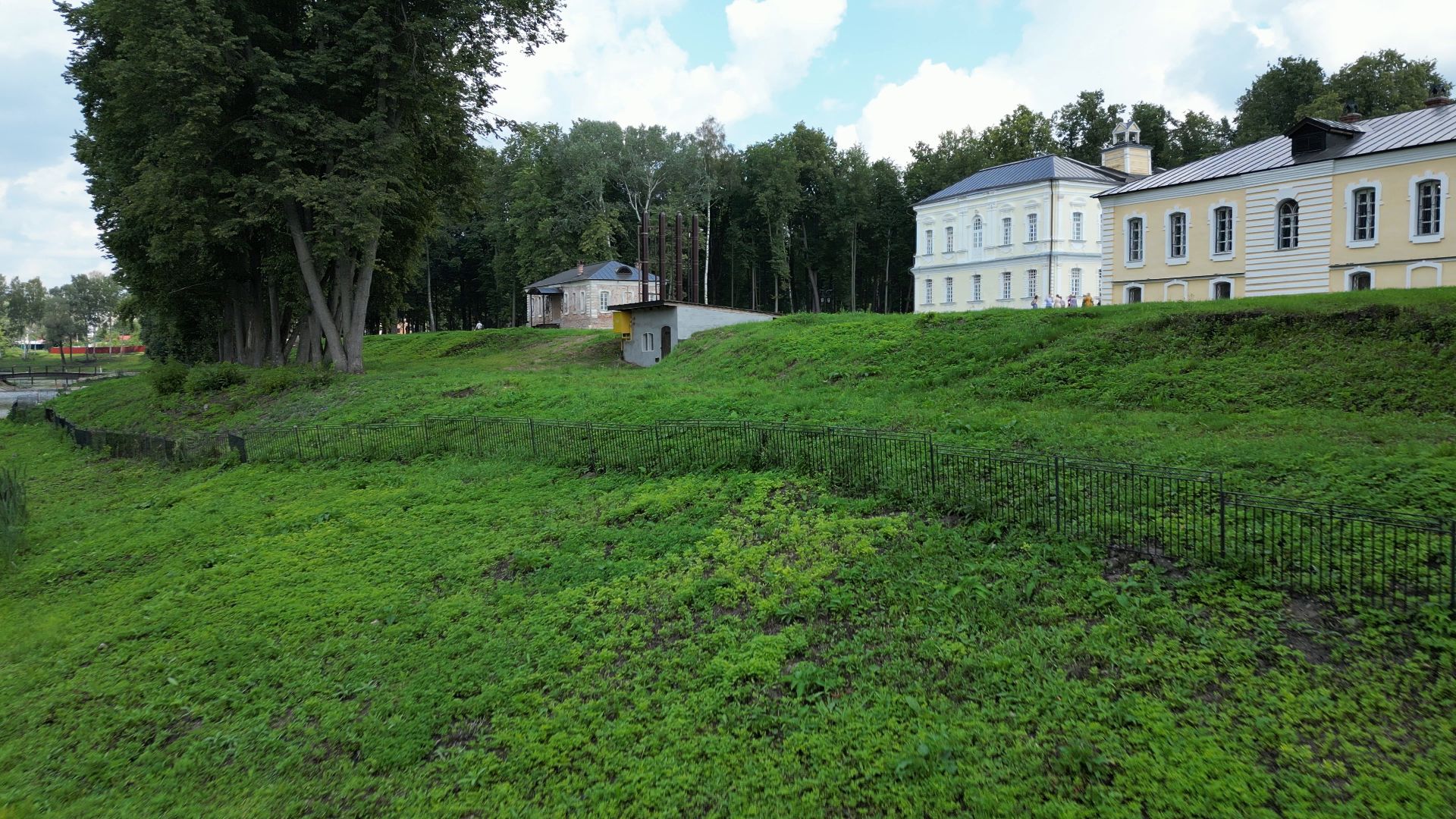 видео с коптера, лосино-петровский, усадьба, архитектура,