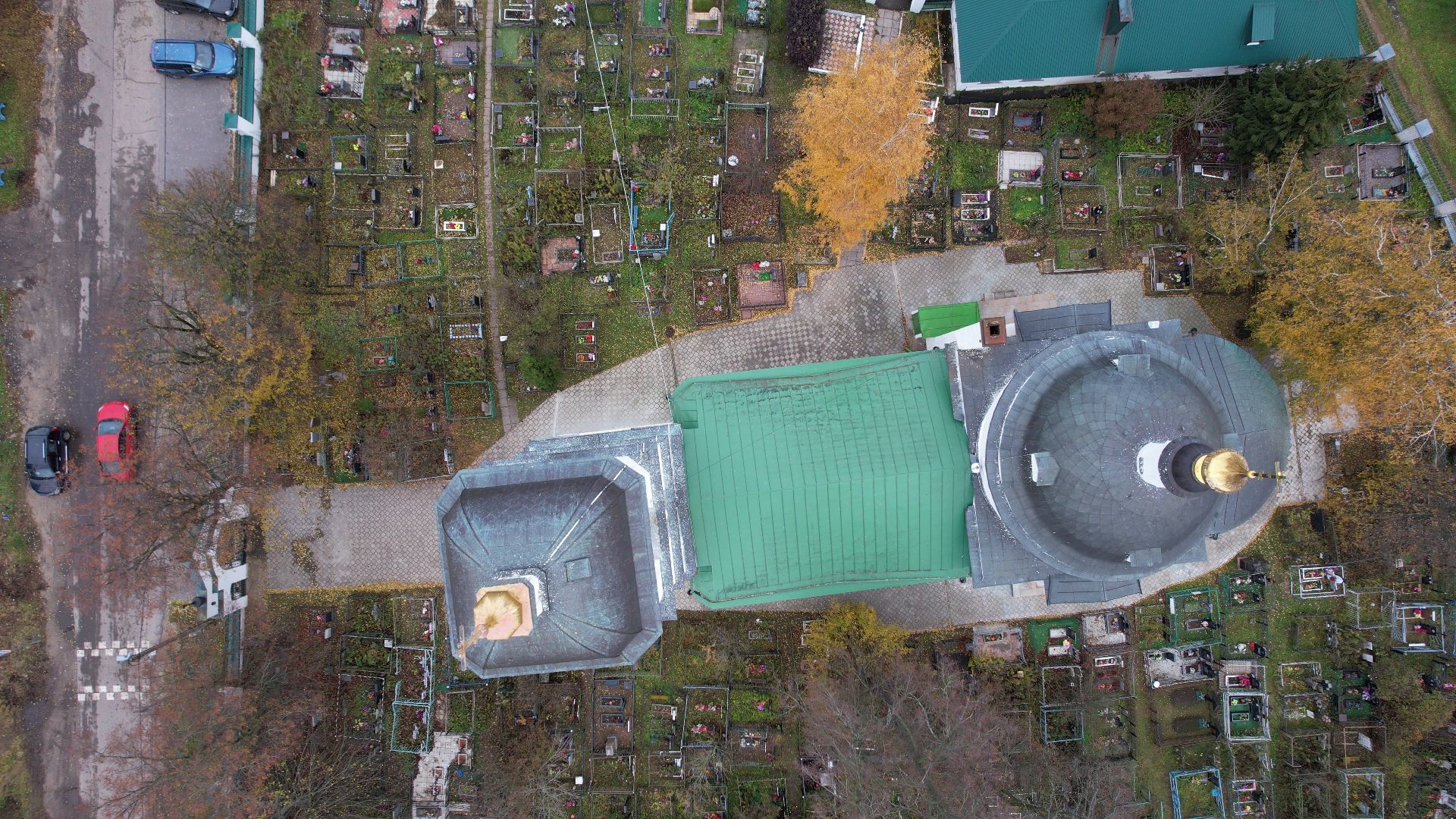 старая купавна, церковь, архитектура,видео с коптера,