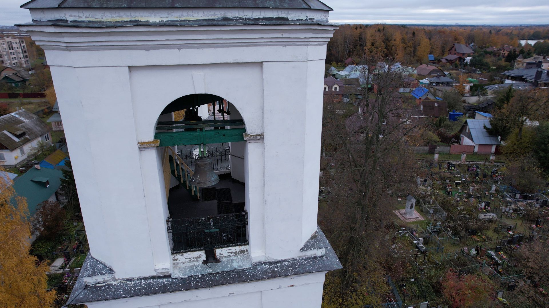 старая купавна, церковь, архитектура,видео с коптера,