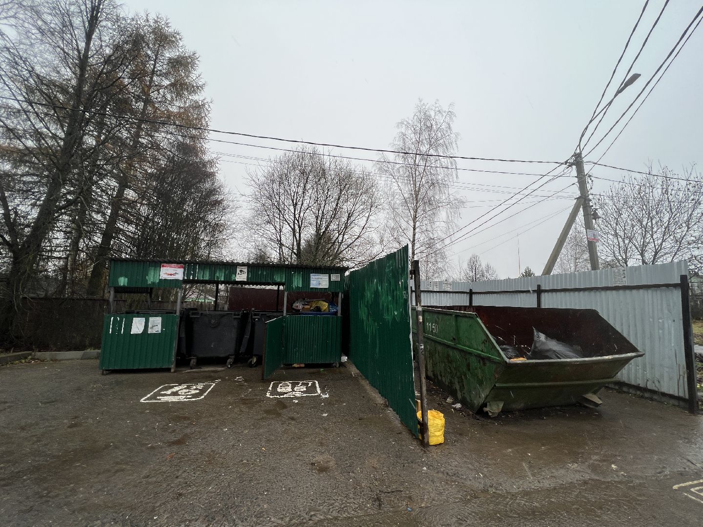 химки, благоустройство, мусор, контейнерная площадка, мусорные контейнеры, жкх,