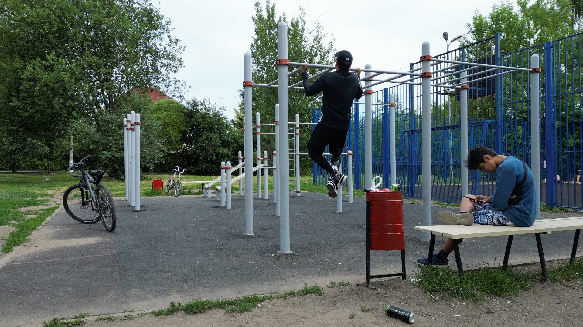 видео с коптера, ивантеевка, дети,