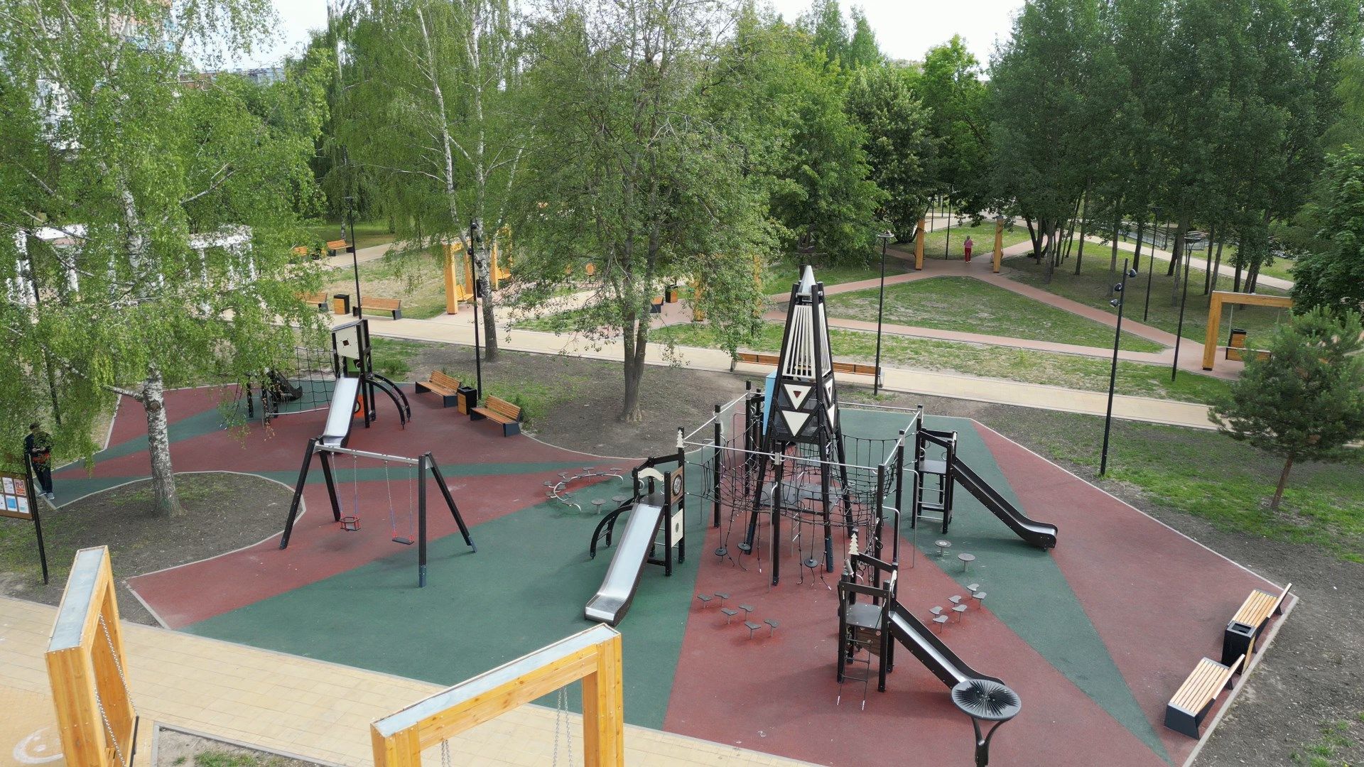 видео с коптера, ивантеевка, дети,