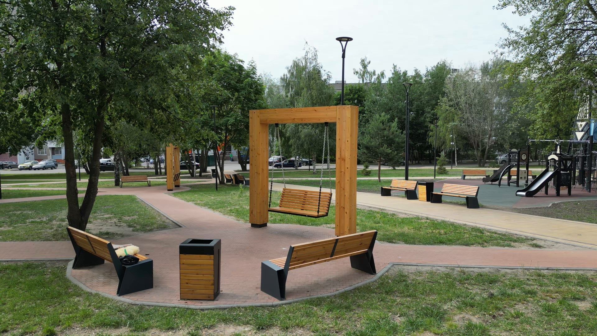 видео с коптера, ивантеевка, дети,