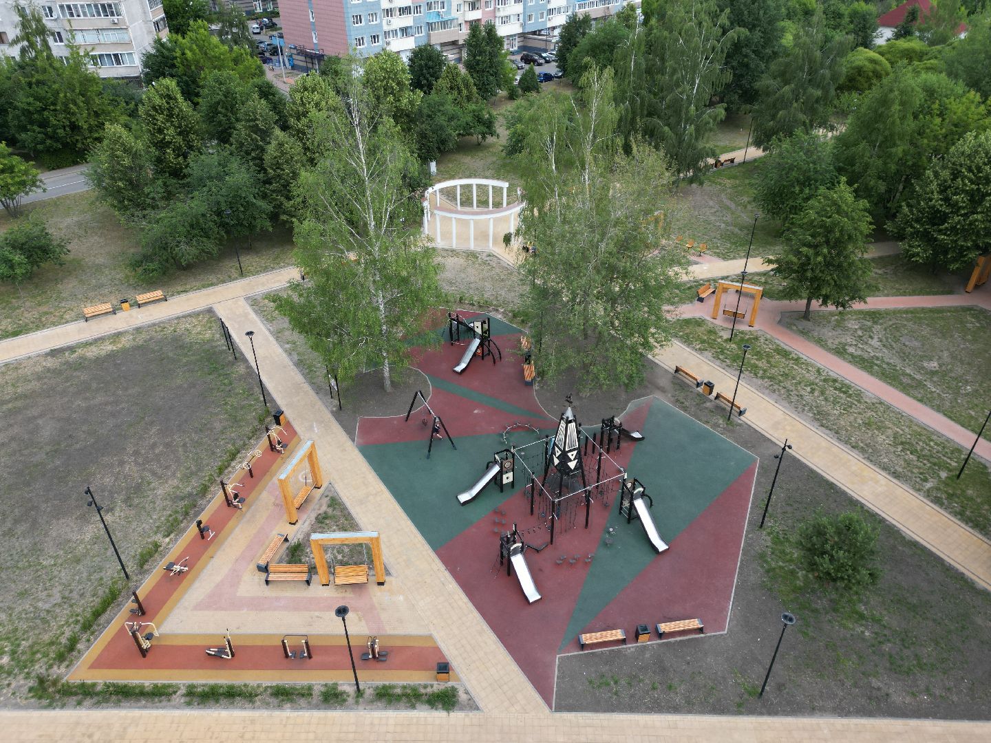 видео с коптера, ивантеевка, дети,