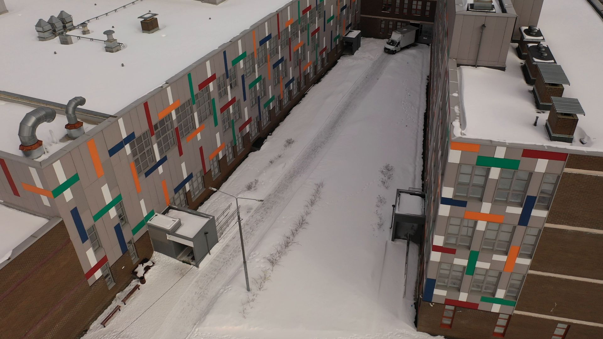 видео с коптера, мытищи, гимназия,