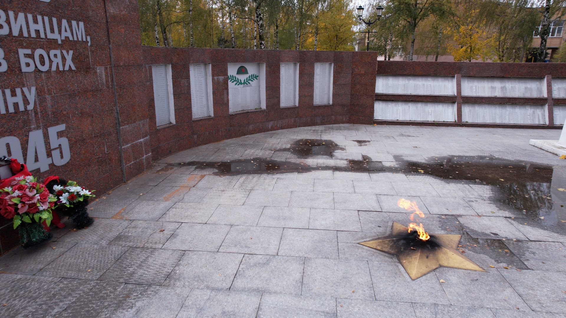 видео с коптера, сквер, старая купавна,