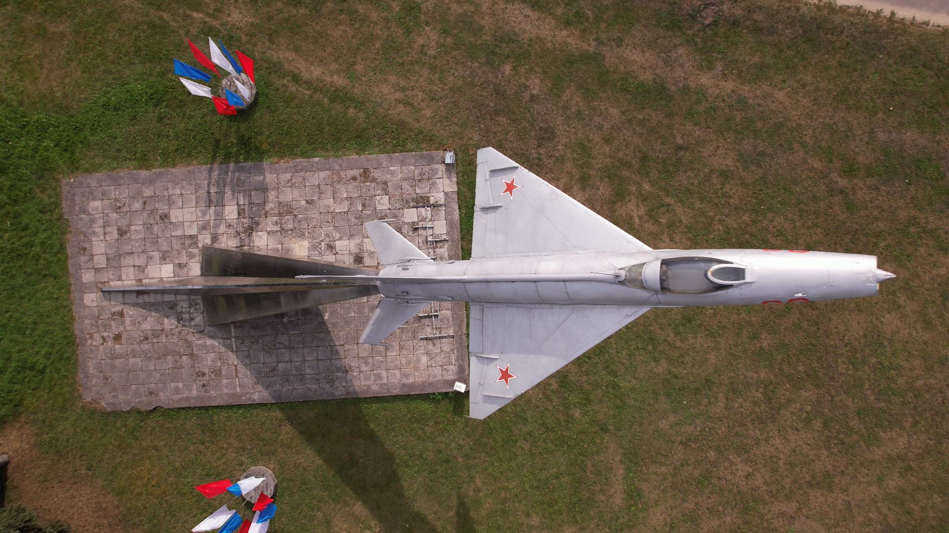 видео с коптера, Жуковский, памятник,