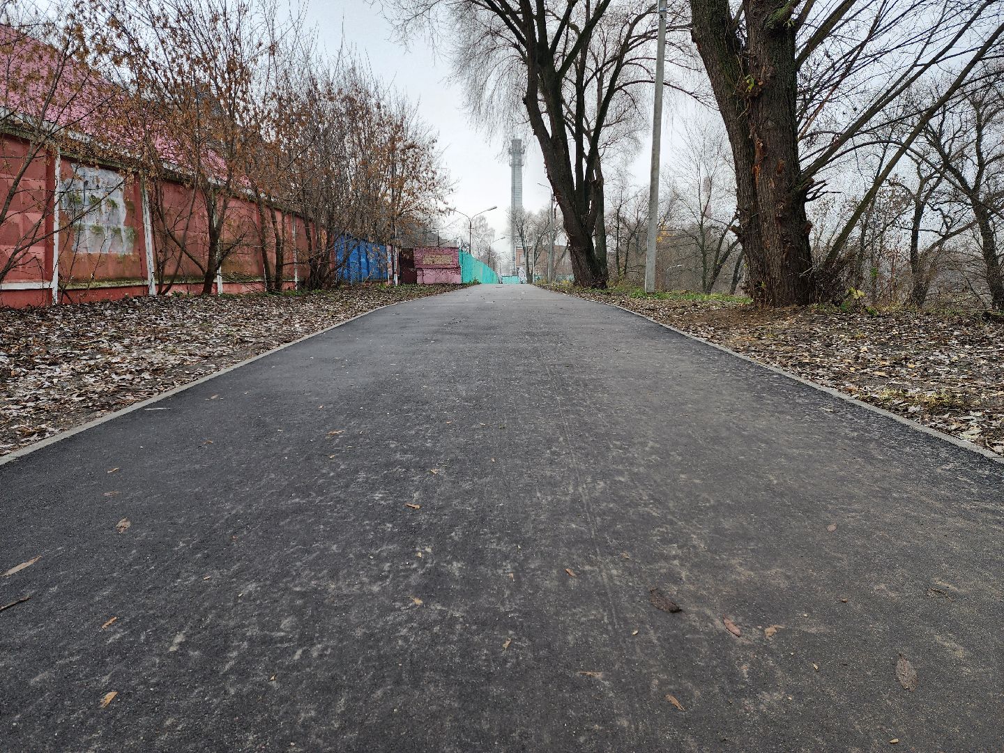 раменское, благоуйстройство, пешеходная дорога от Карла Маркса до Махова,