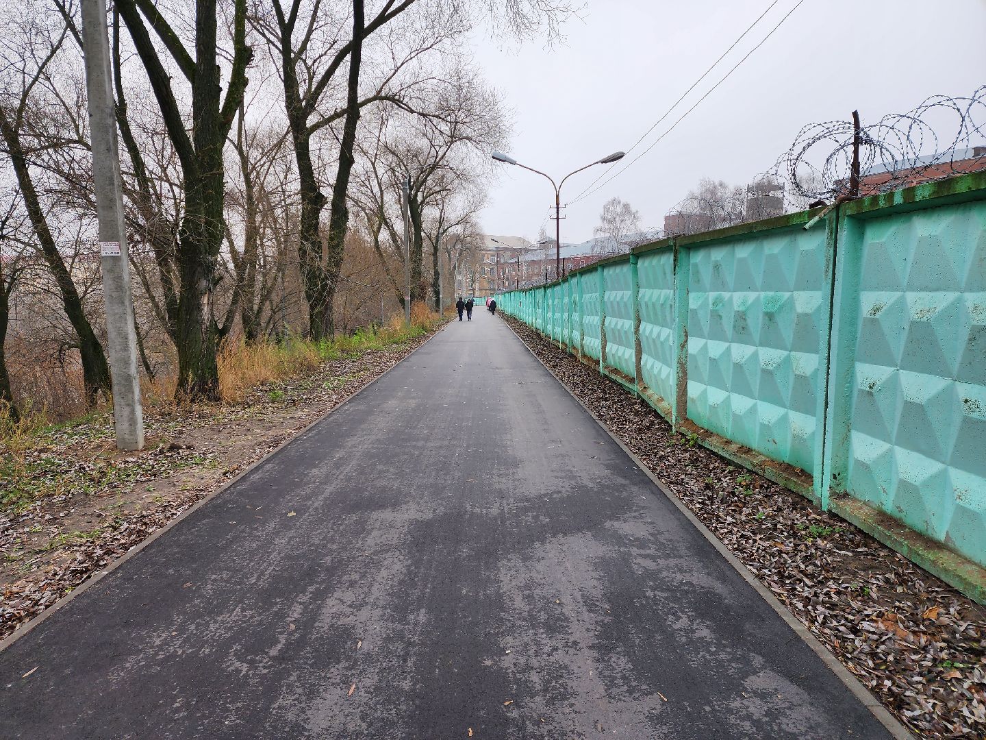 раменское, благоуйстройство, пешеходная дорога от Карла Маркса до Махова,