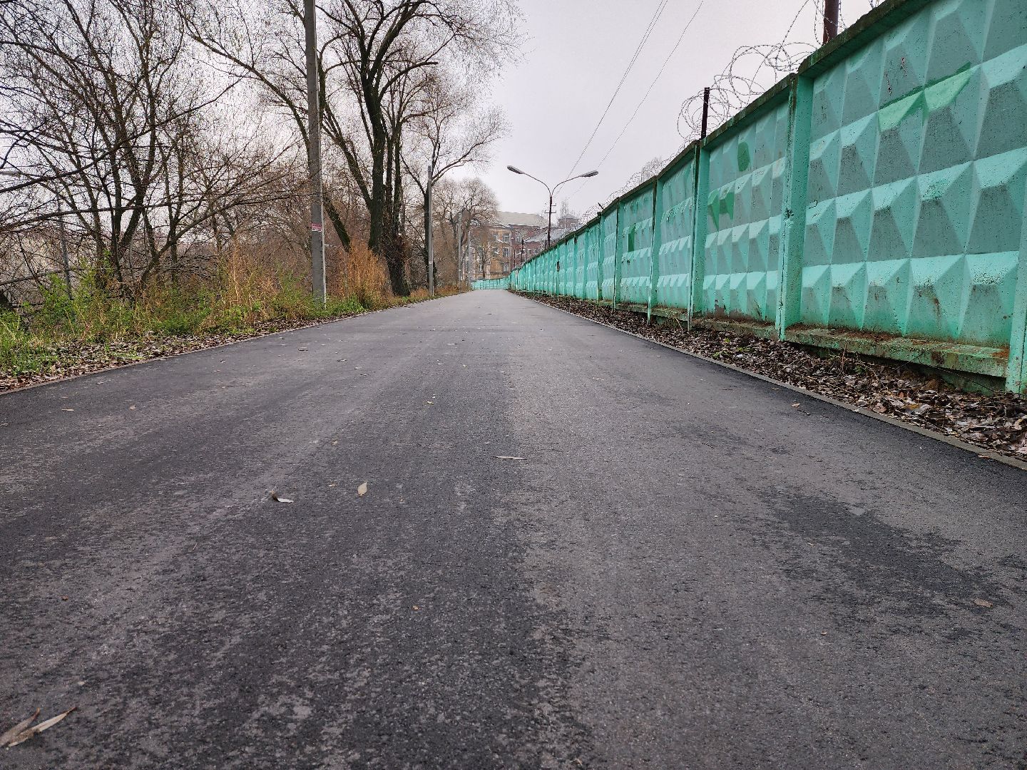раменское, благоуйстройство, пешеходная дорога от Карла Маркса до Махова,