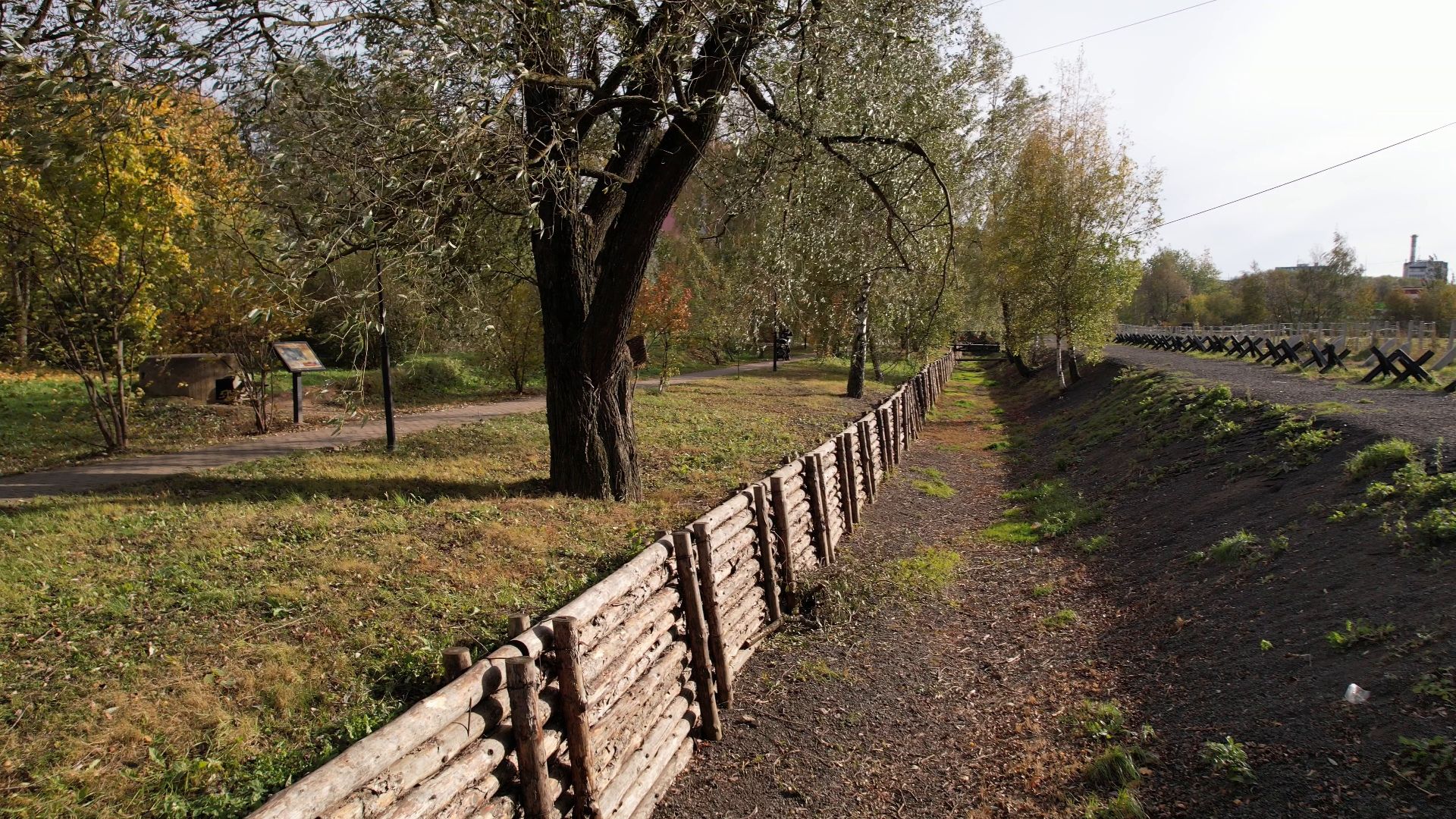 видео с коптера, Лобня, вов, памятник,