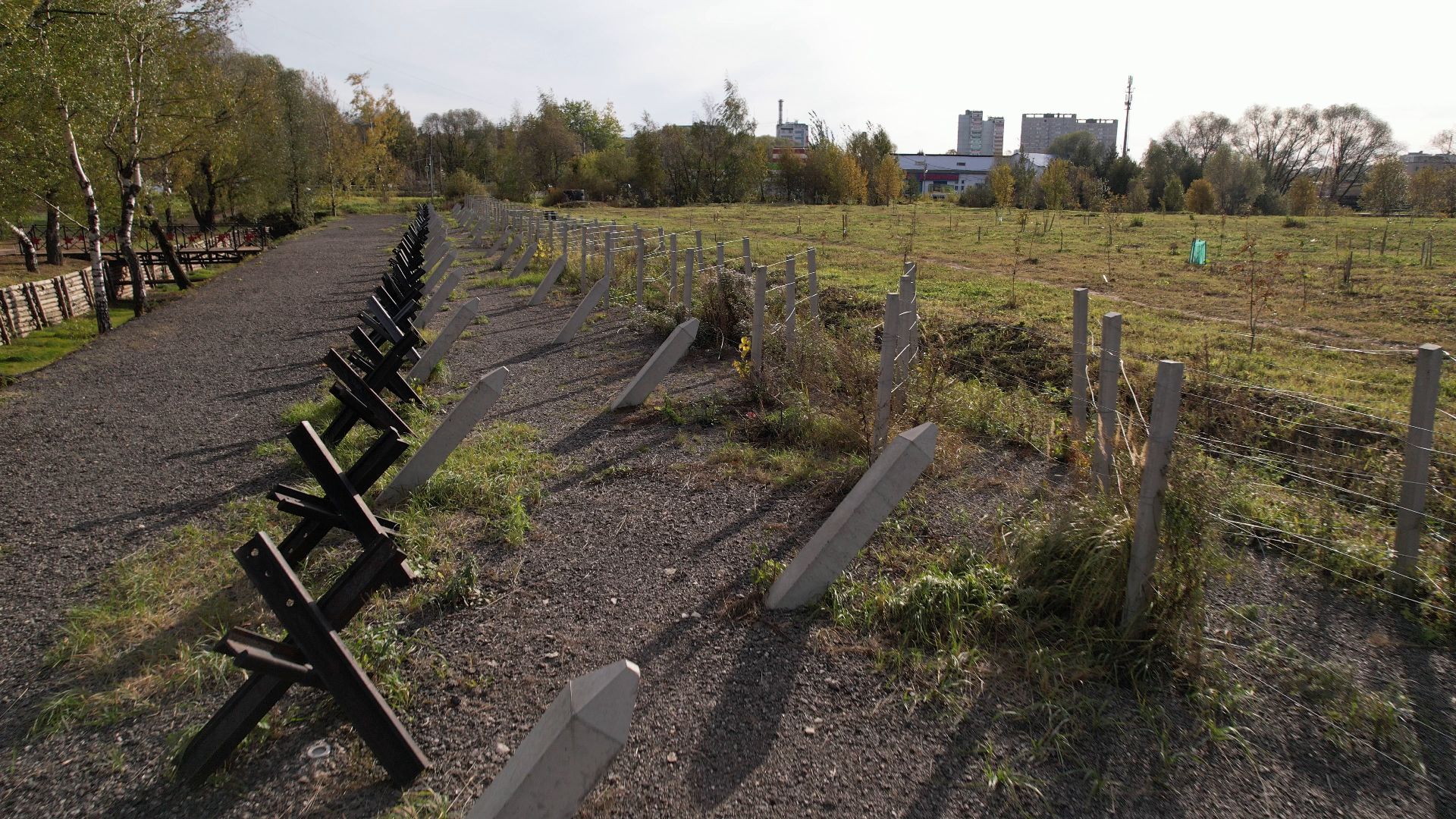 видео с коптера, Лобня, вов, памятник,
