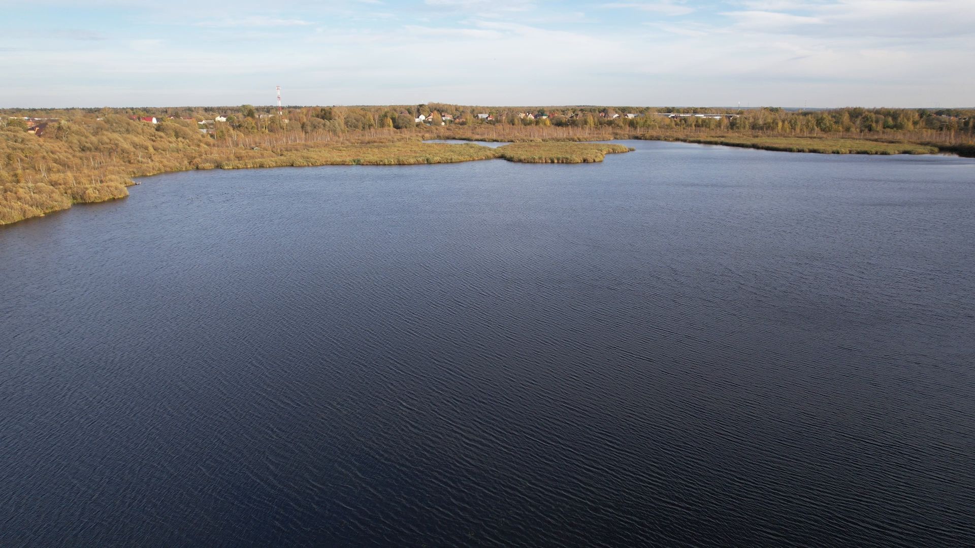 Лобня, Киово, видео с коптера, благоустройство, парк,