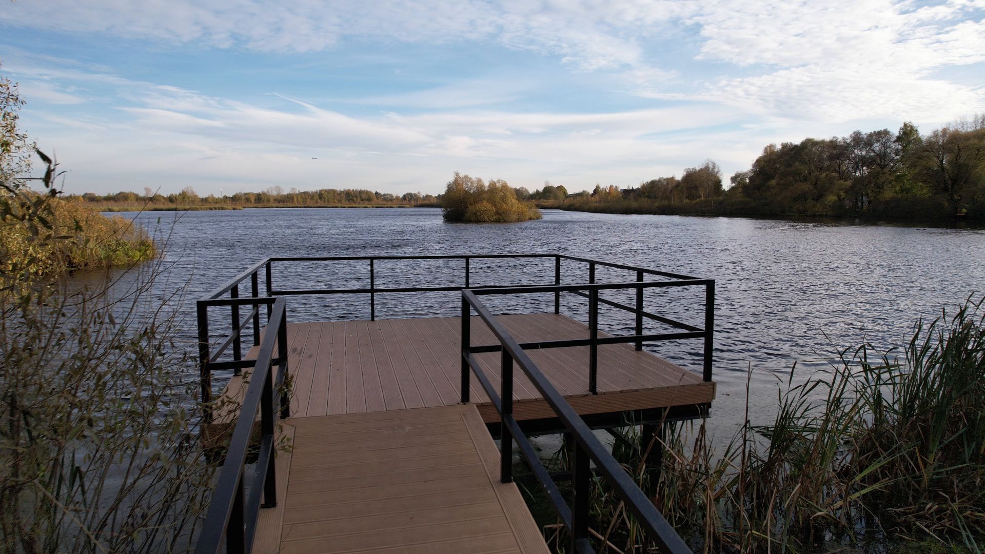 Лобня, Киово, видео с коптера, благоустройство, парк,