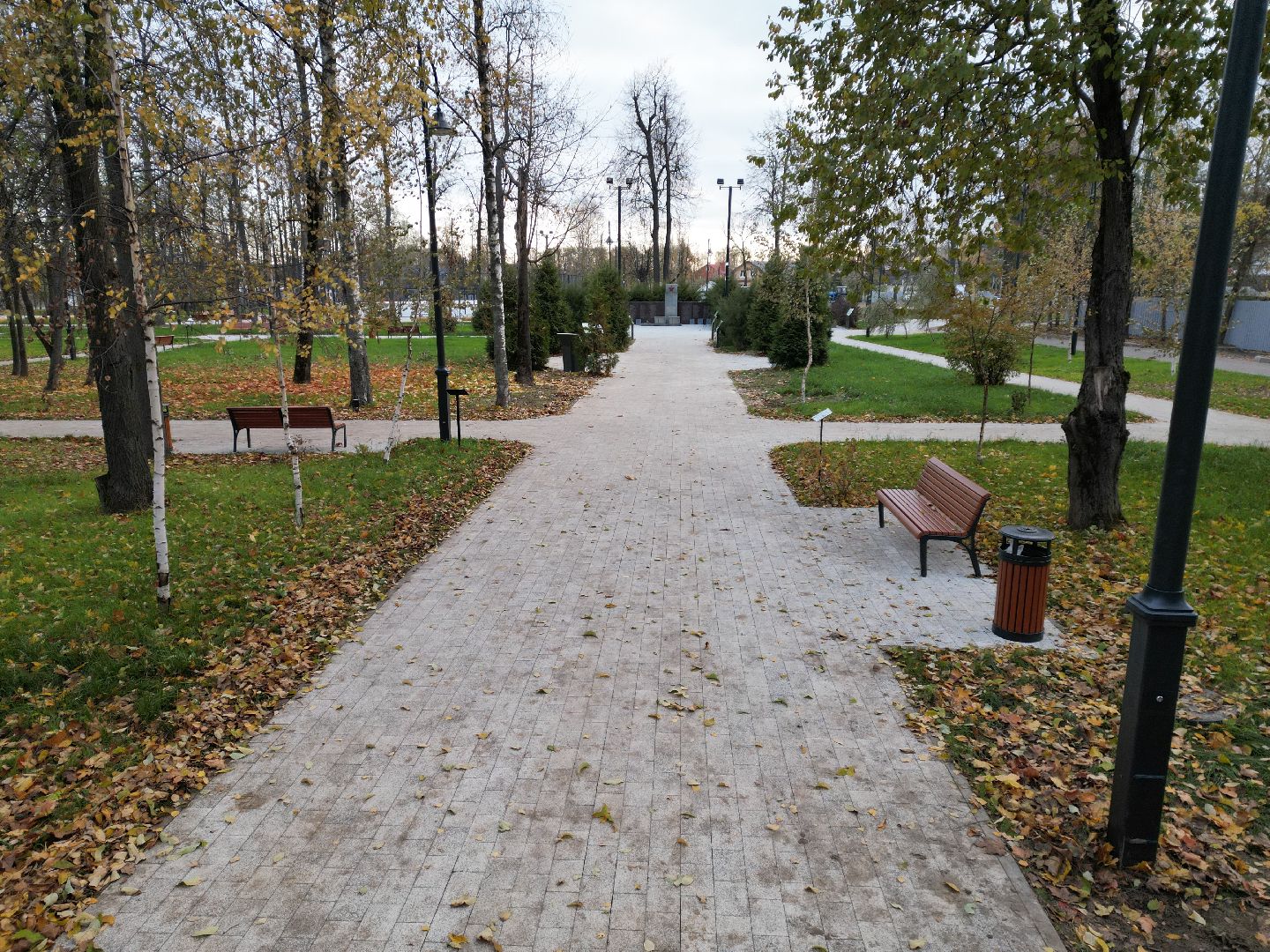 видео с коптера, Лобня, парк, благоустройство,