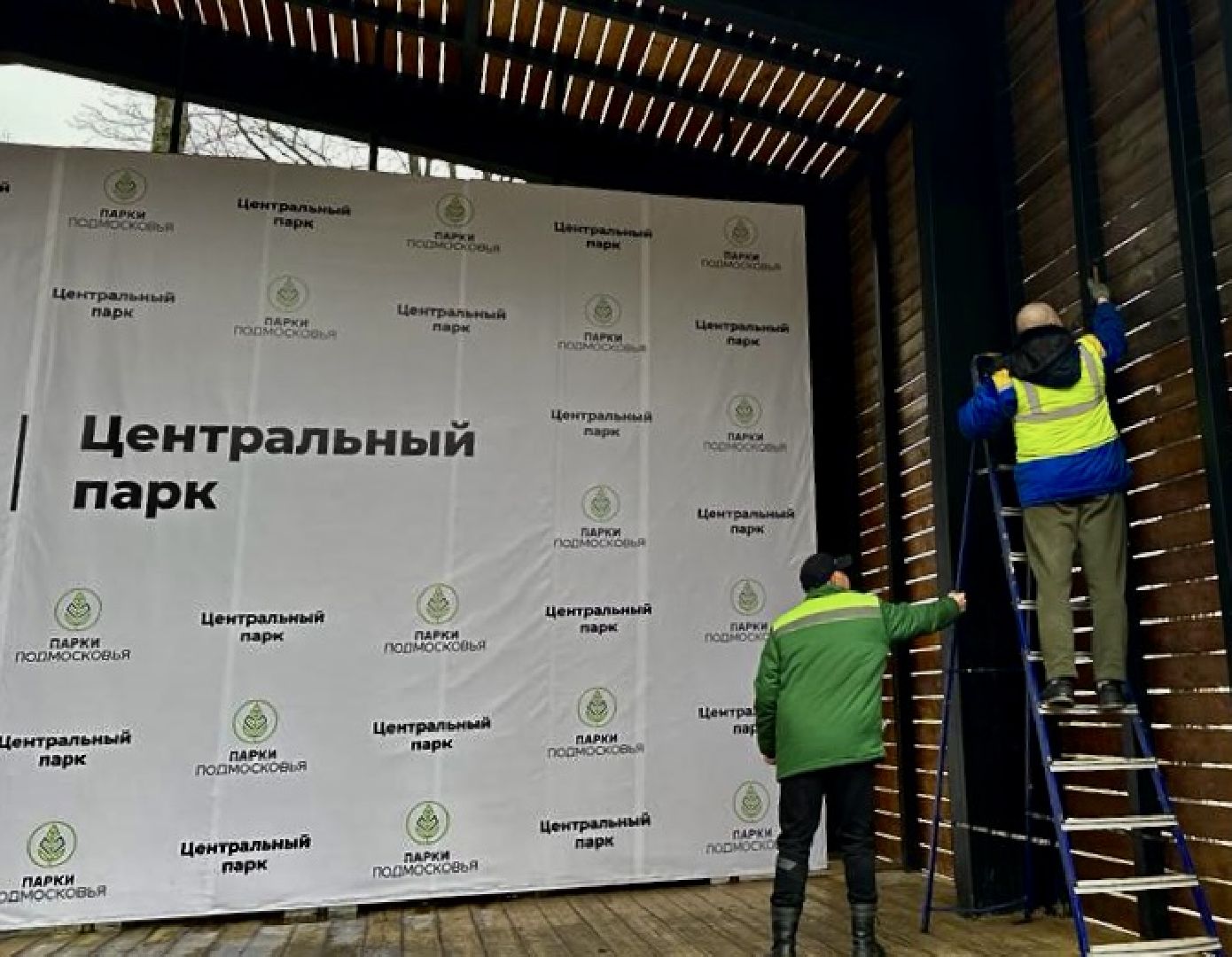 наро-фоминск, центральный парк наро-фоминска, парки подмосковья, день рождения Деда Мороза, Новый год, зима, новогодние украшения, коробка храбрости,