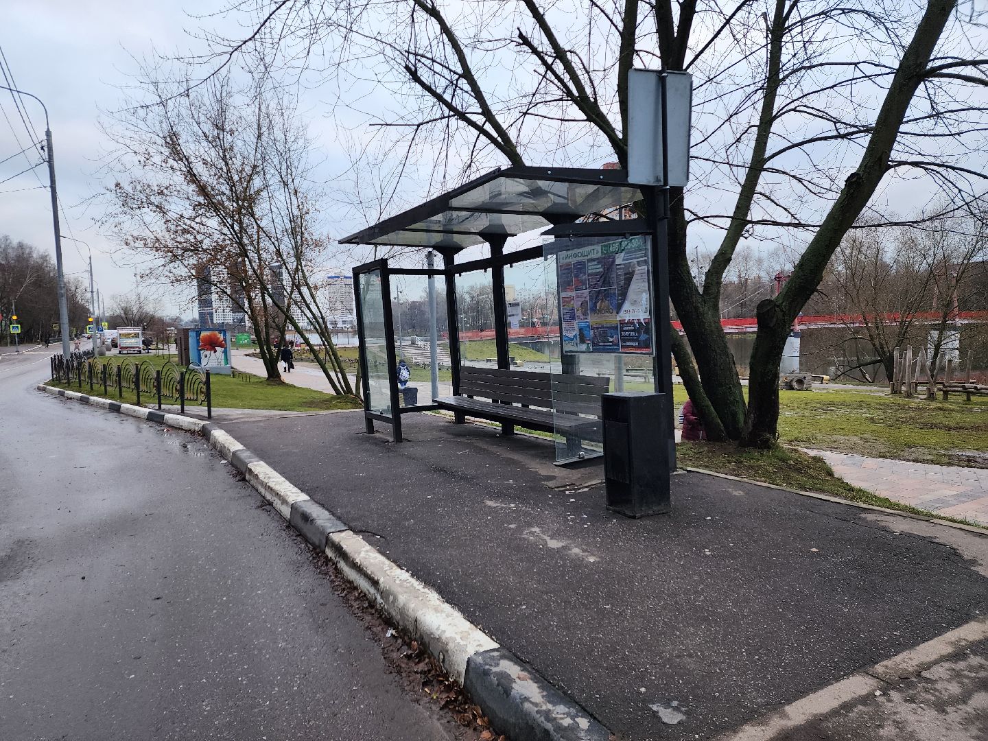 пушкино, остановка, благоустройство,