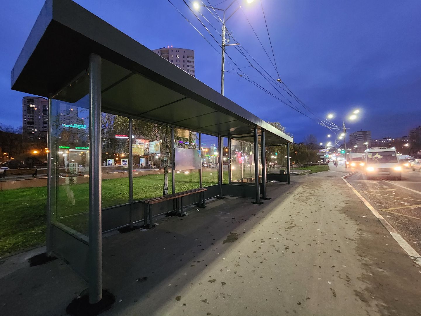 пушкино, остановка, благоустройство,