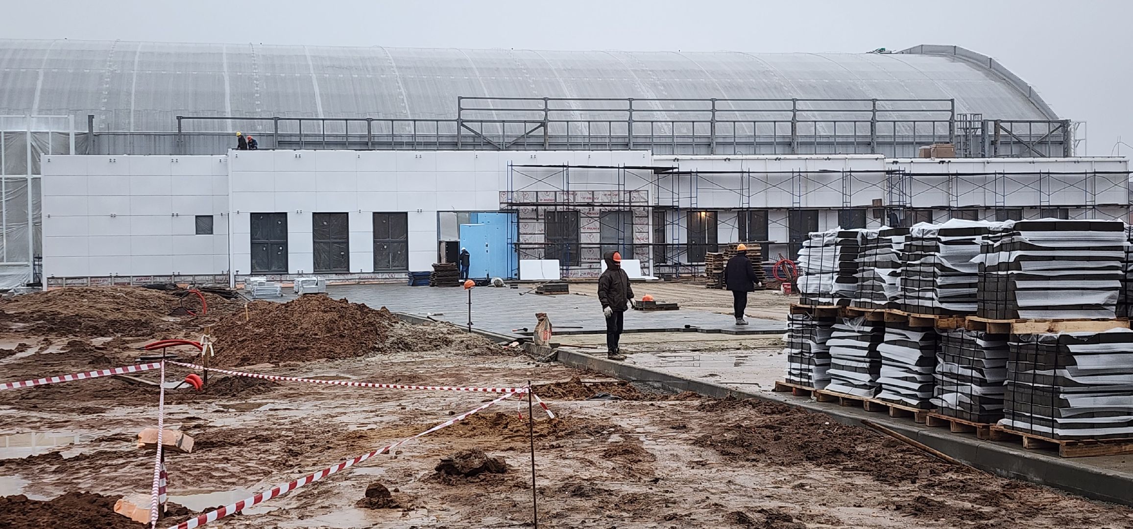 футбольное поле, стадион Авангард, Домодедово,