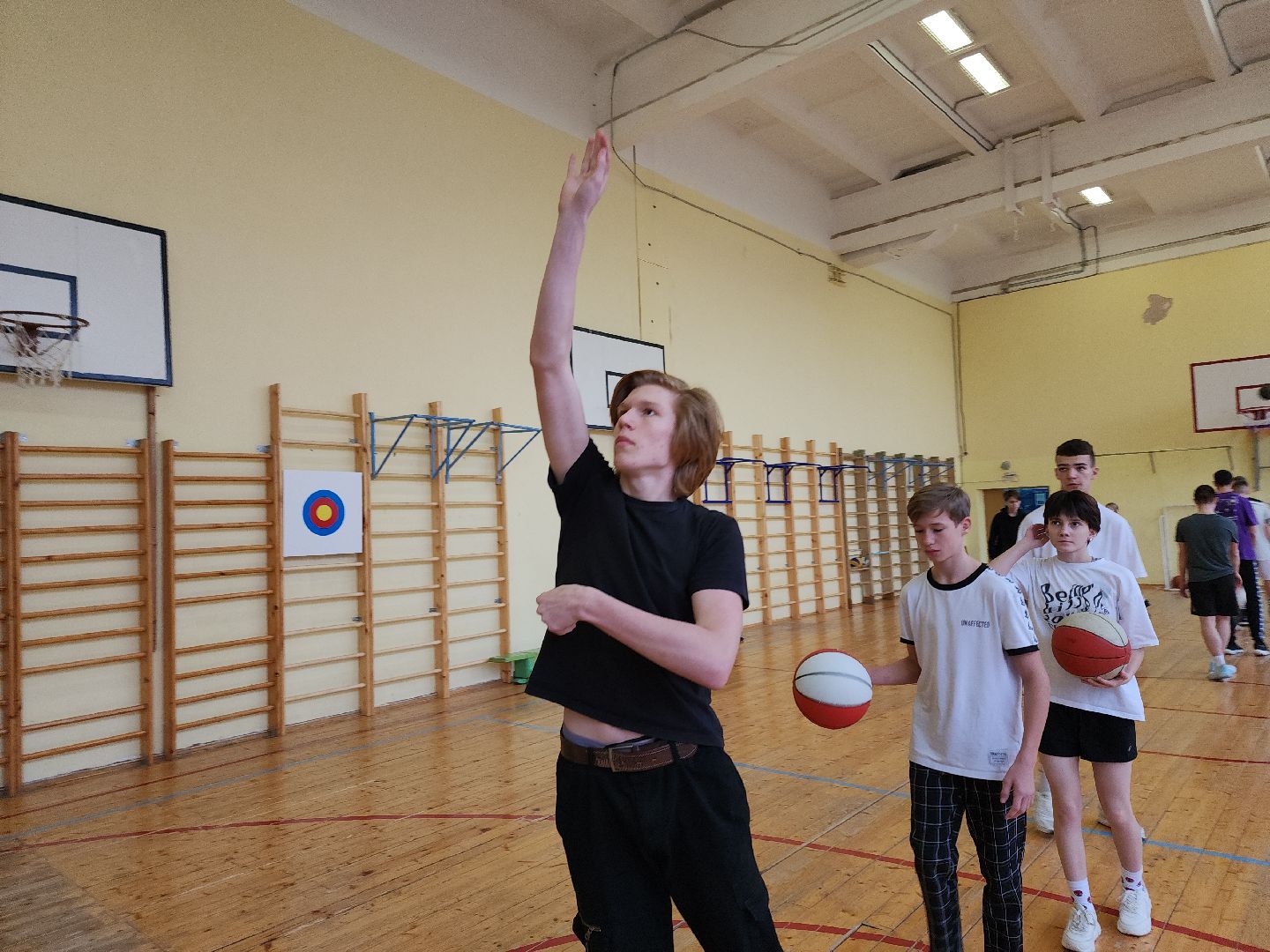 кашира, школа 7, кэс баскет, школьная лига по баскетболу, муниципальный этап, юноши, девушки, сезон 2023-2024,