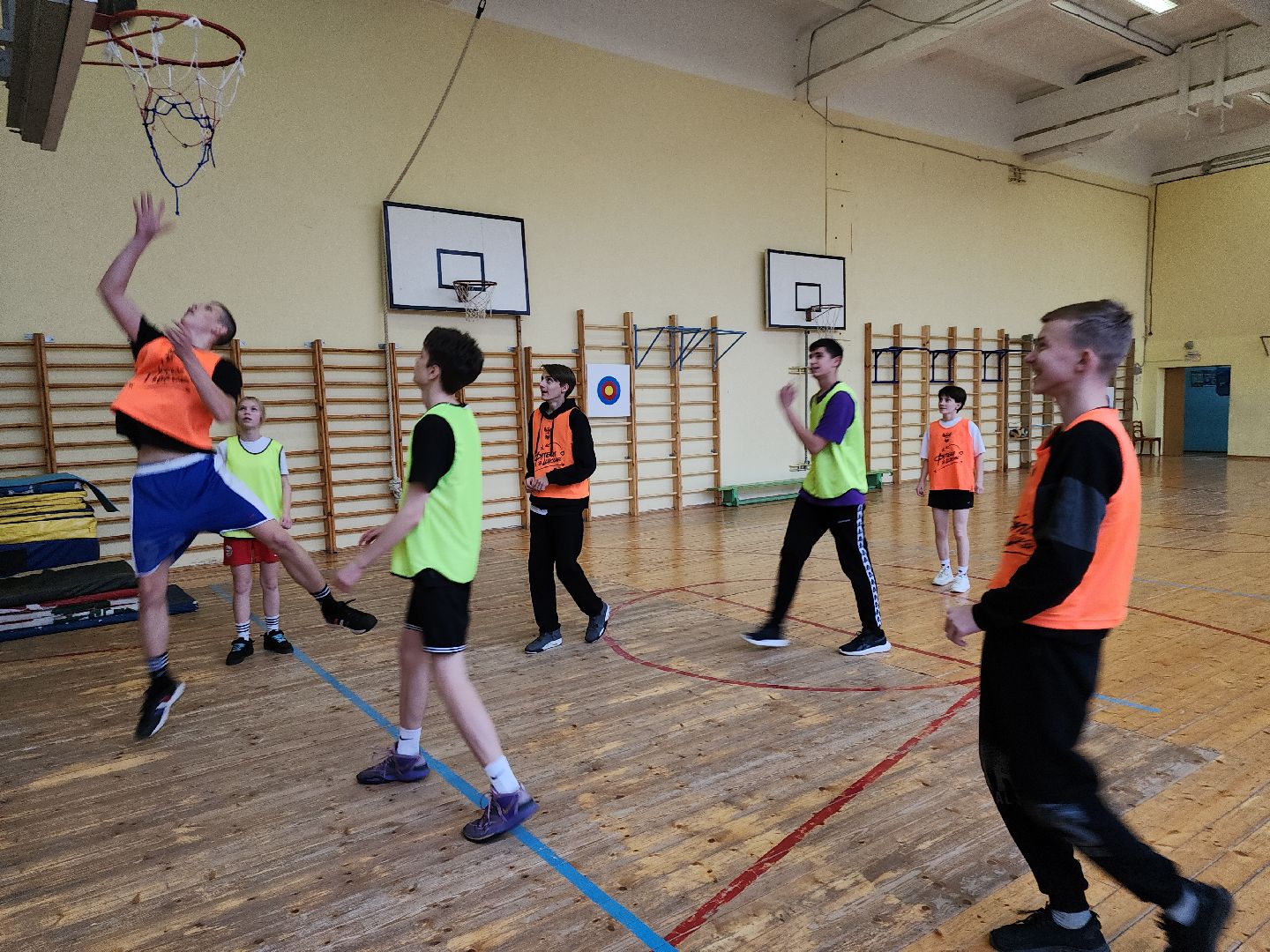 кашира, школа 7, кэс баскет, школьная лига по баскетболу, муниципальный этап, юноши, девушки, сезон 2023-2024,