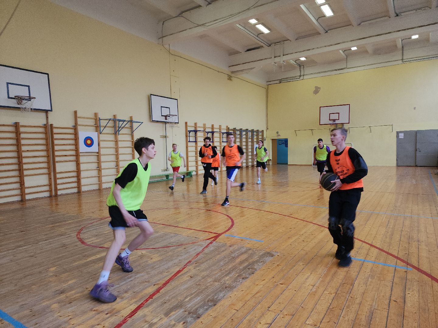 кашира, школа 7, кэс баскет, школьная лига по баскетболу, муниципальный этап, юноши, девушки, сезон 2023-2024,