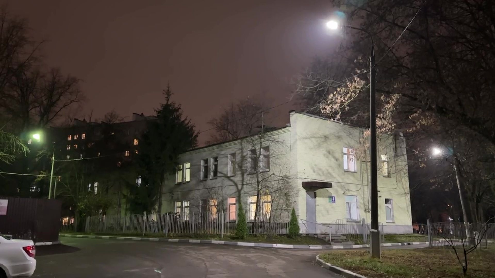 Реутов, медицина, больница, освещение, фонари, лампы,