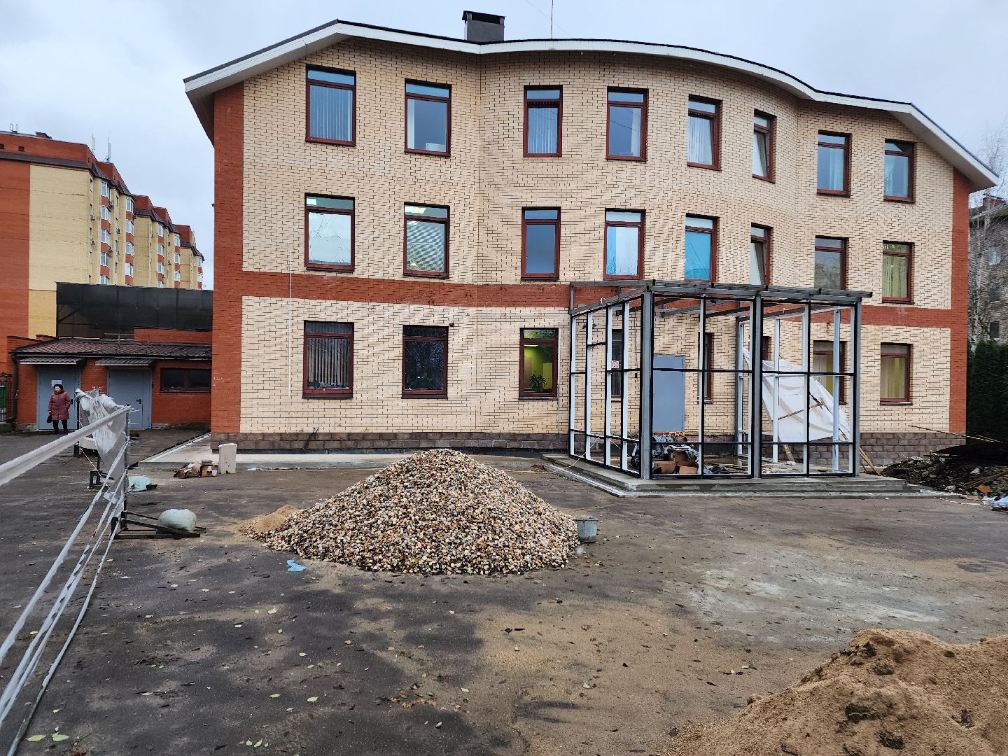 больница, Вход, входная группа, павловская слобода, Ремонт, благоуйстройство,