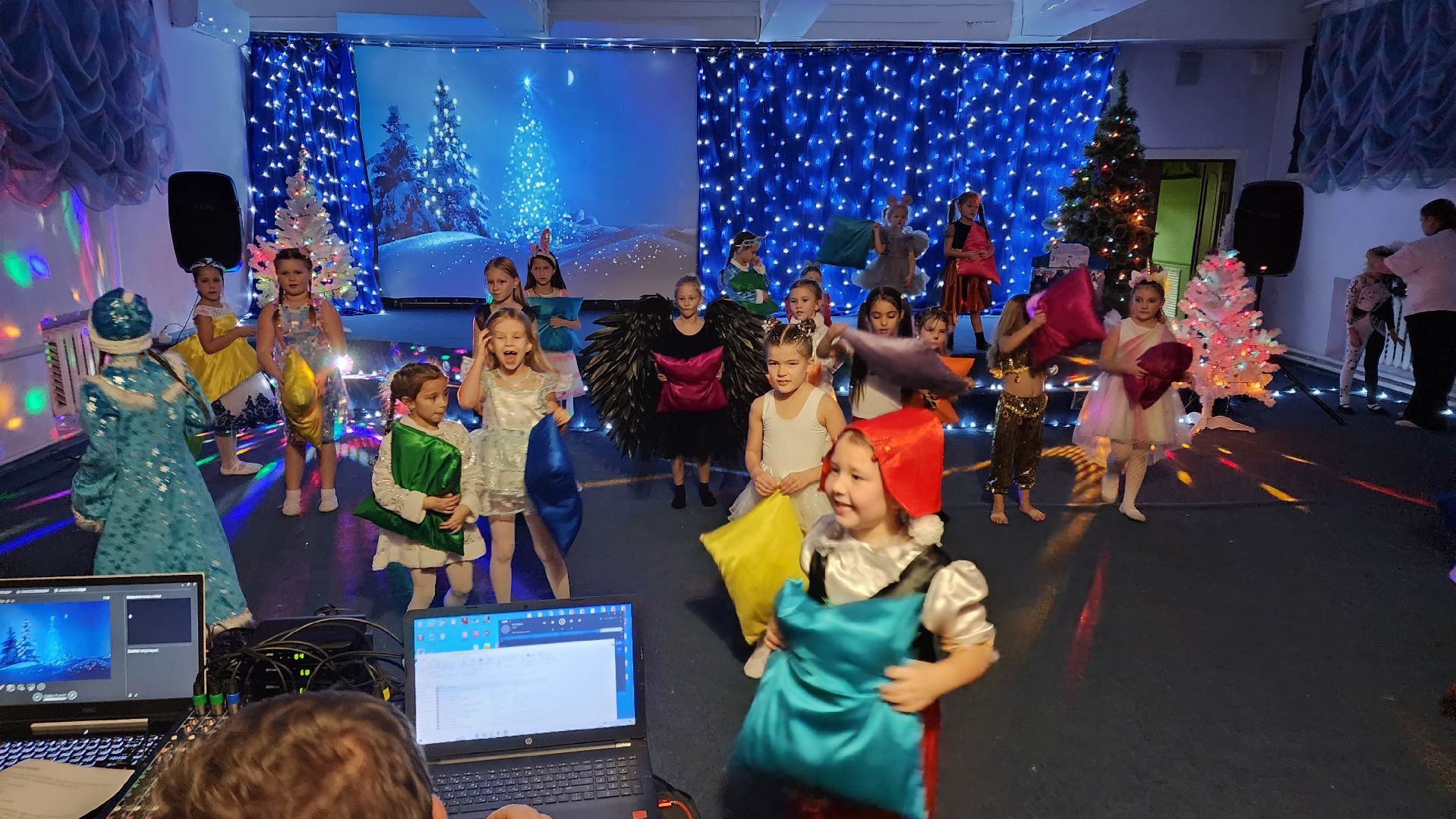 Егорьевск, ДК, Конина, Студия, Волшебница, танцы, песни, стихи, дети, Дед Мороз, Дедушка Мороз,