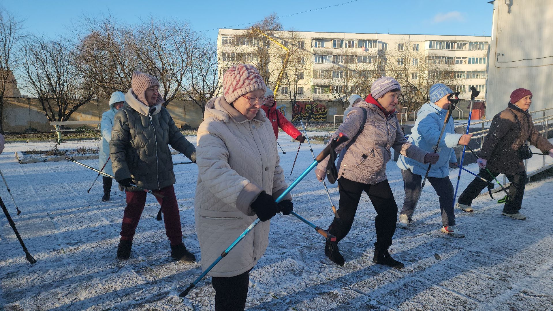активное долголетие, северная ходьба, серебряный возраст, руза, рузский городской округ, московская область, подмосковье,
