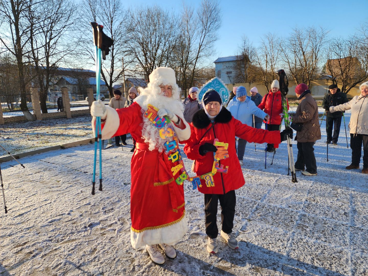 активное долголетие, северная ходьба, серебряный возраст, руза, рузский городской округ, московская область, подмосковье,