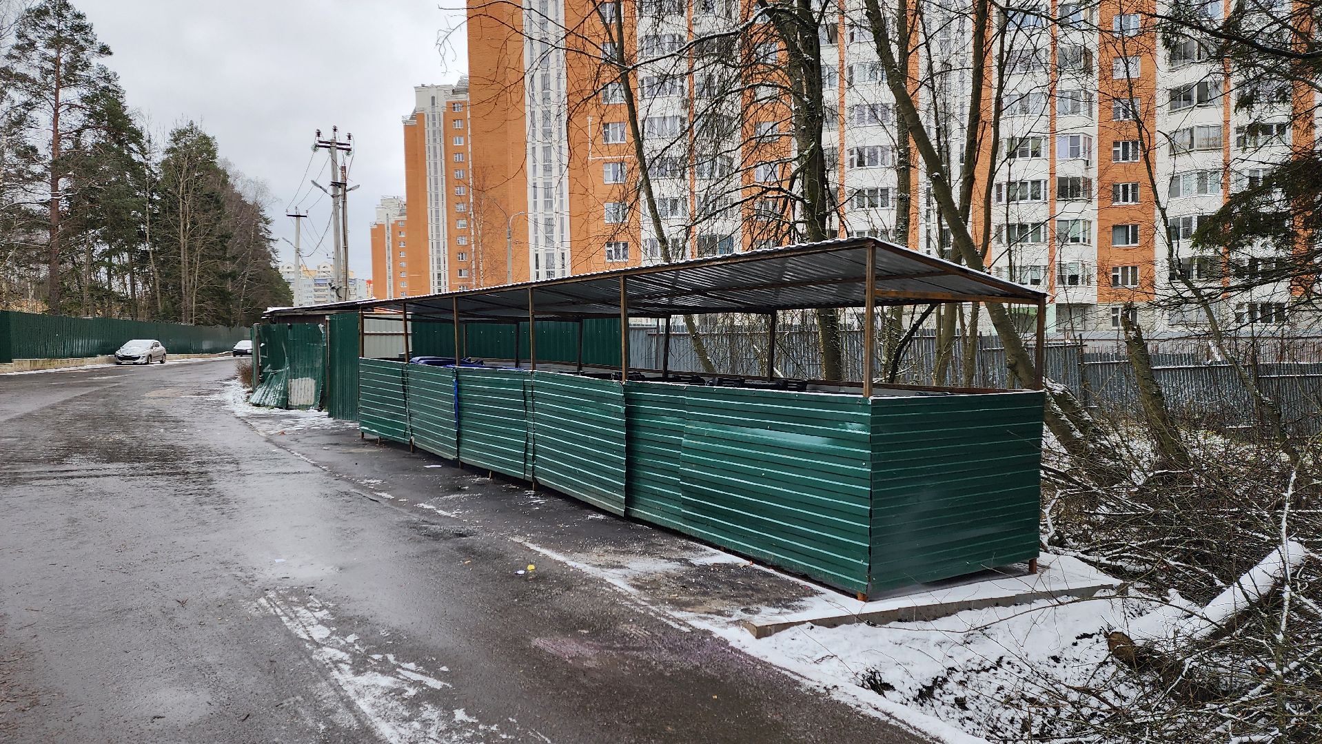 Солнечногорск, Голубое, ЖКХ, мусор, контейнерная площадка,