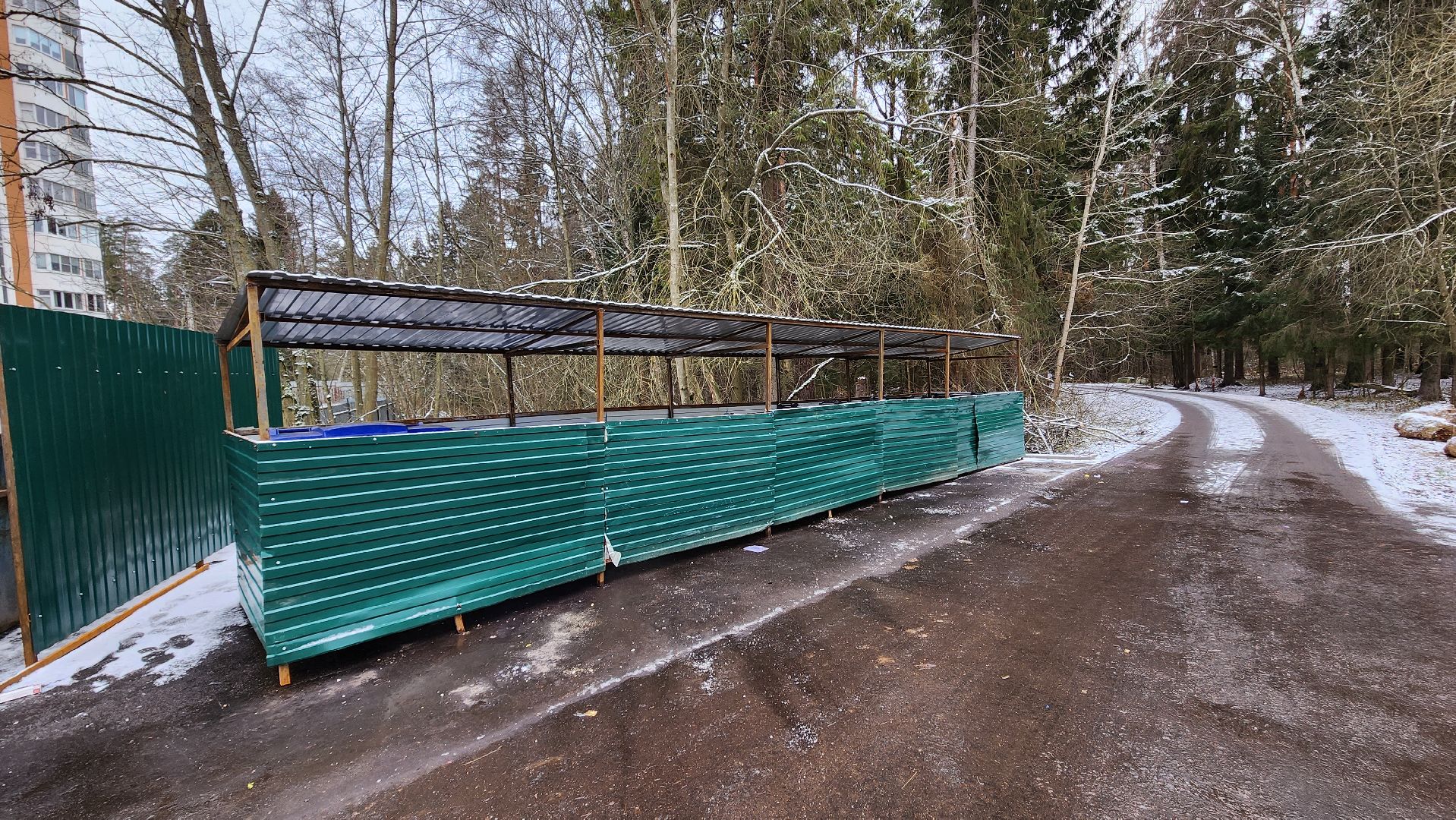 Солнечногорск, Голубое, ЖКХ, мусор, контейнерная площадка,