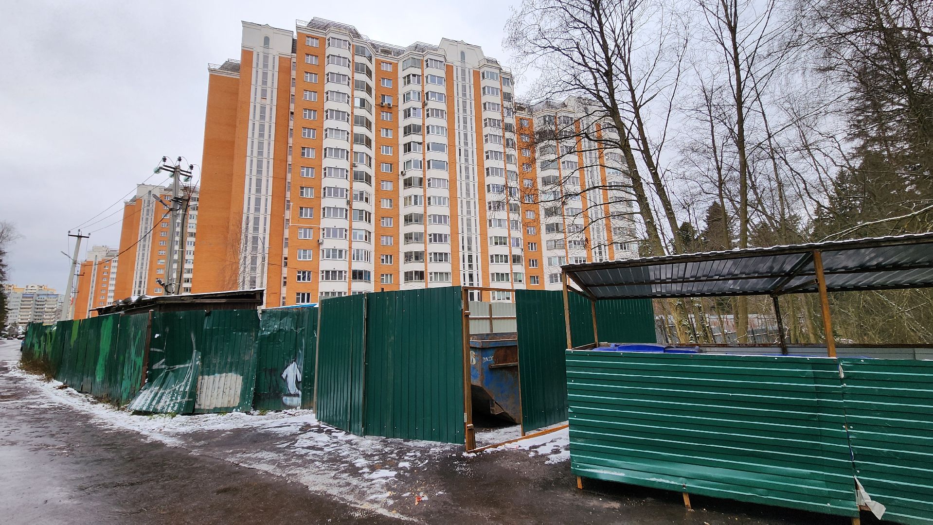 Солнечногорск, Голубое, ЖКХ, мусор, контейнерная площадка,