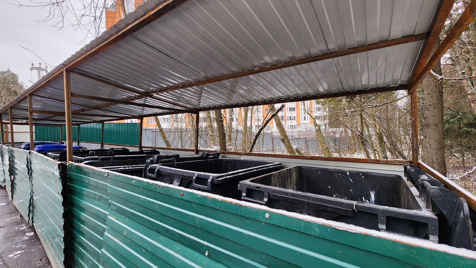 Солнечногорск, Голубое, ЖКХ, мусор, контейнерная площадка,