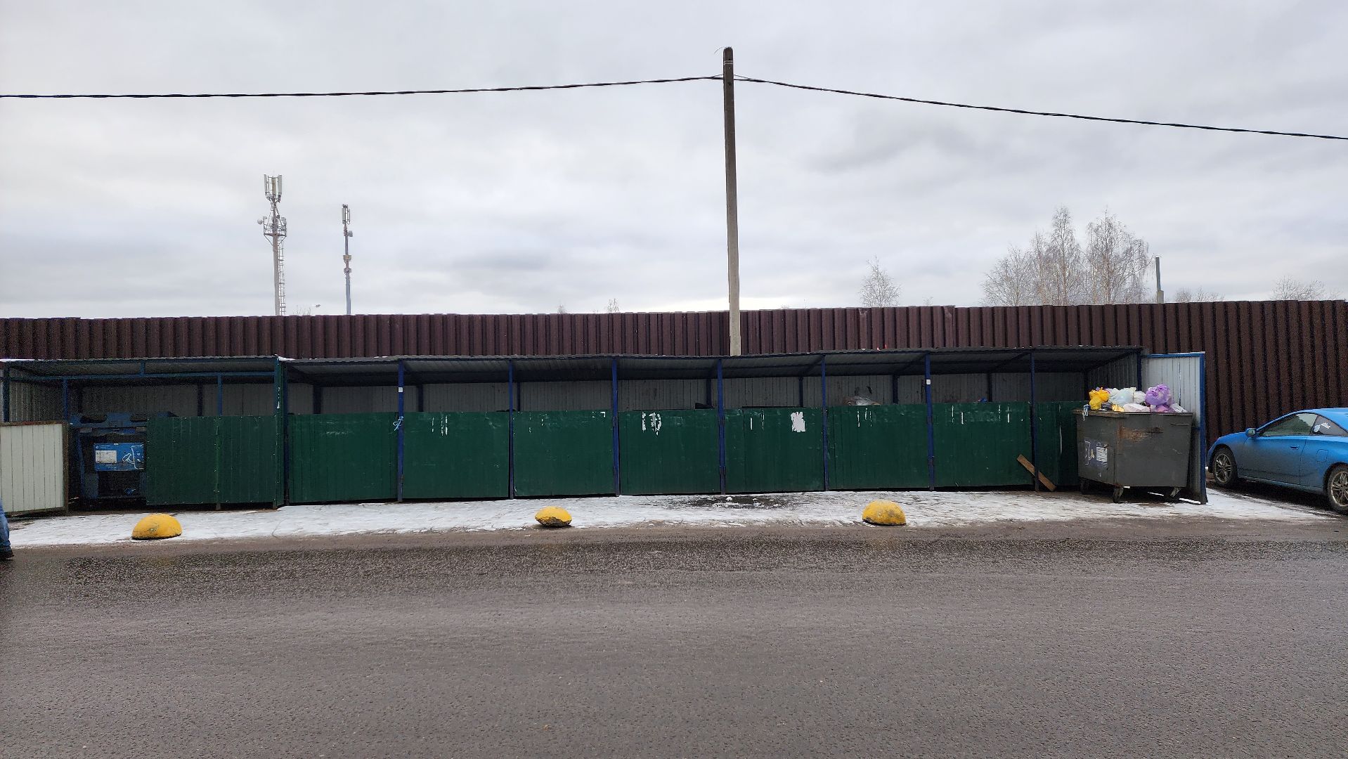 Солнечногорск, Голубое, ЖКХ, мусор, контейнерная площадка,