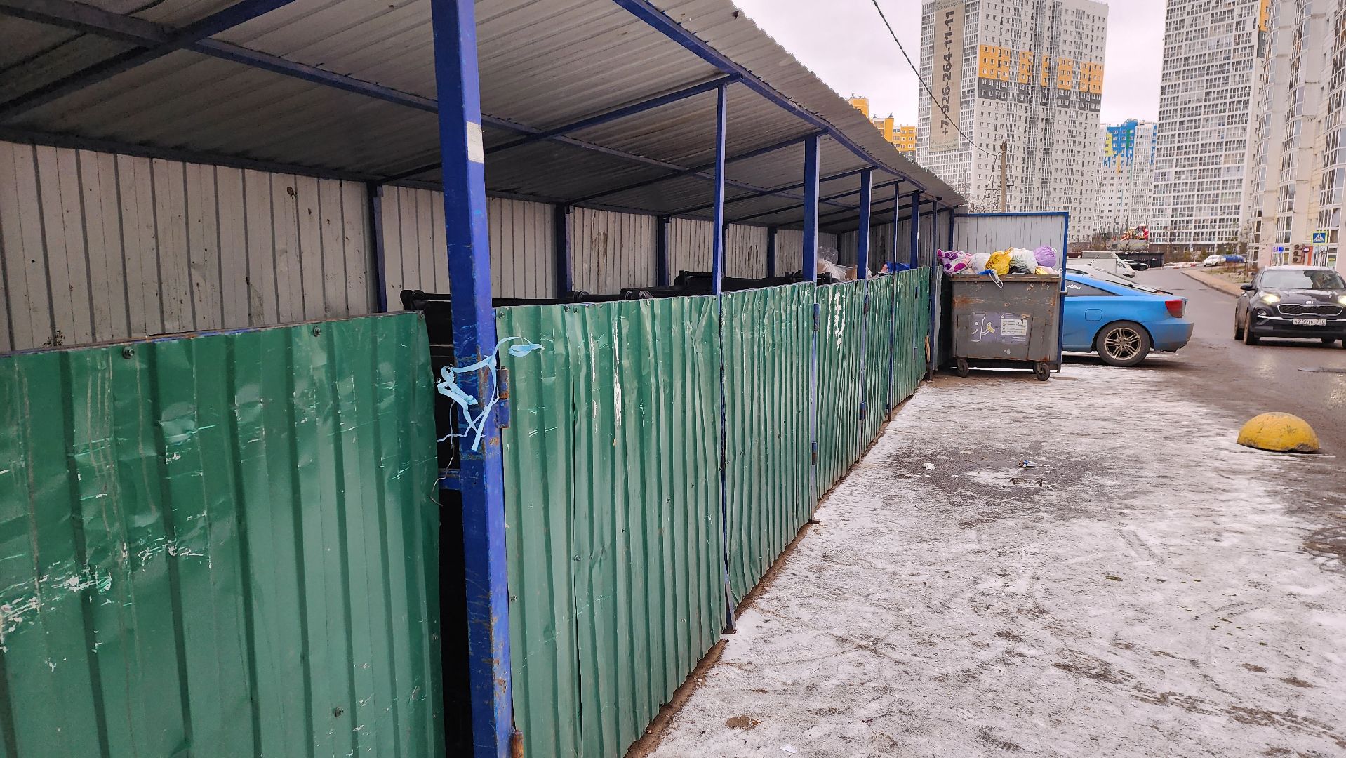 Солнечногорск, Голубое, ЖКХ, мусор, контейнерная площадка,