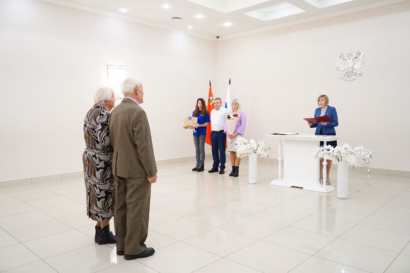 золотая свадбба, юбилей семейной жизни, Рошаль, ЗАГС,Большая Шатура,