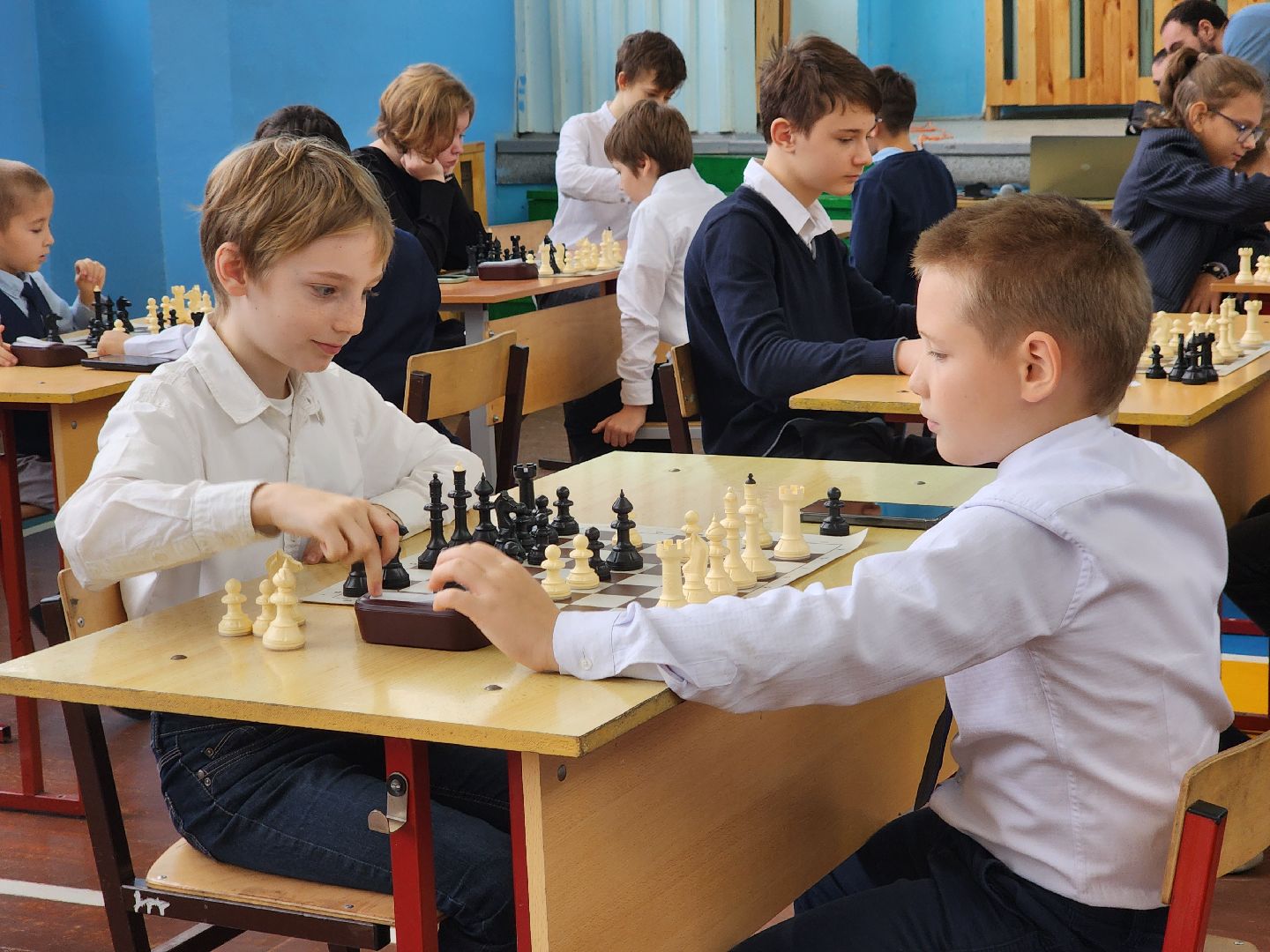 пушкинский округ, шахматы, школьники,