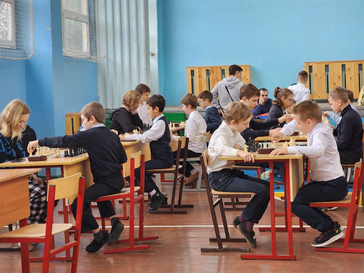 пушкинский округ, шахматы, школьники,