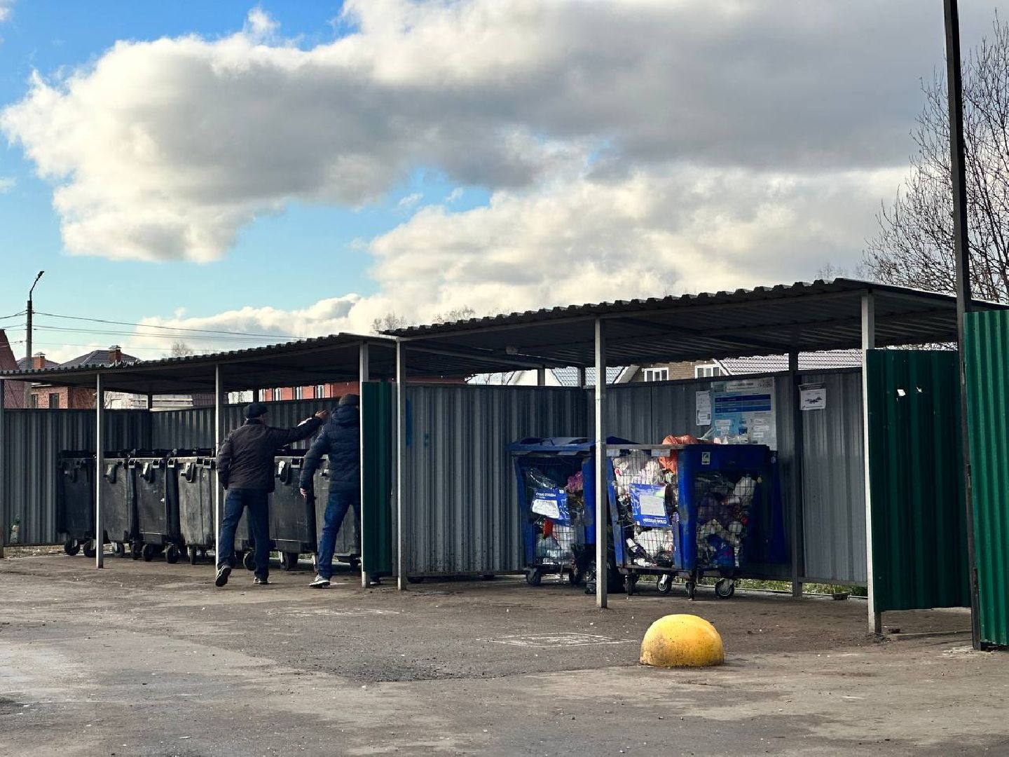 мусорные контейнеры, мусорные площадки, калининец,