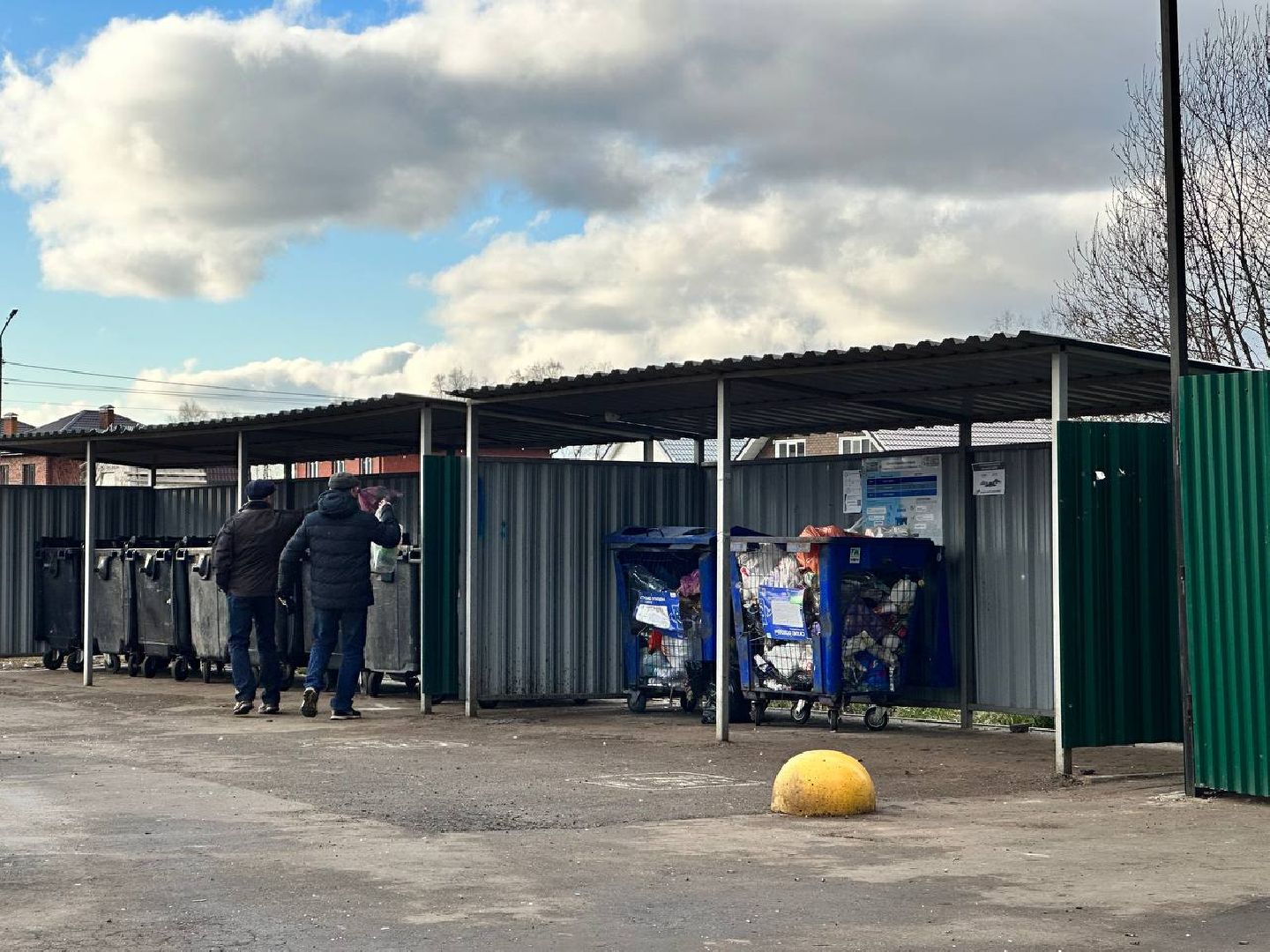 мусорные контейнеры, мусорные площадки, калининец,