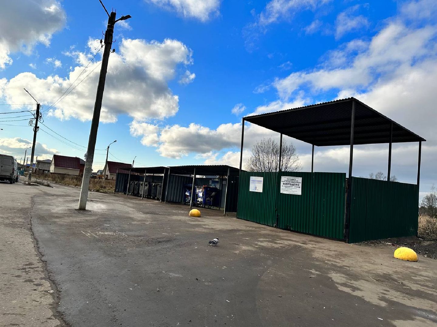 мусорные контейнеры, мусорные площадки, калининец,