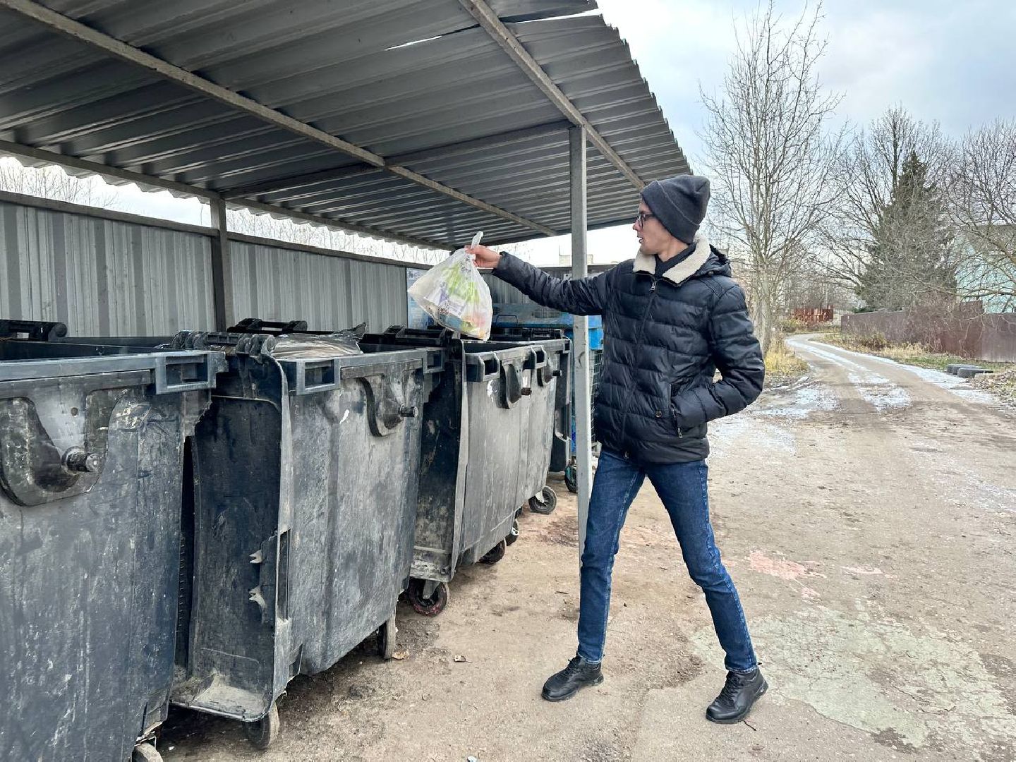 мусорные контейнеры, мусорные площадки, Апрелевка,