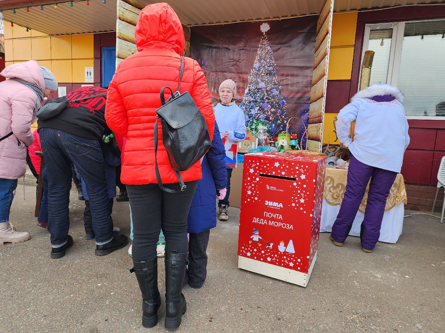 Праздник, дед мороз, парки подмосковья, зима в подмосковье, день рождения деда мороза, дети, Дубна,