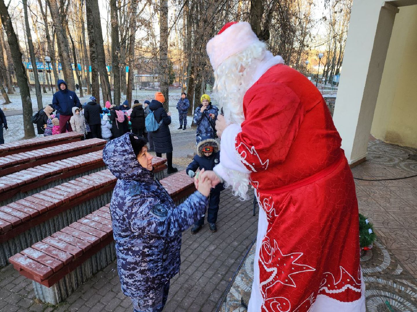 дед мороз, день рождения, зима в подмосковье, видное, праздник,