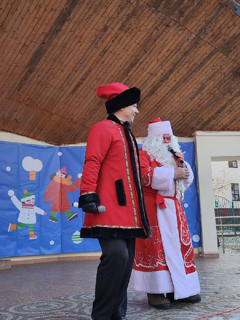 дед мороз, день рождения, зима в подмосковье, видное, праздник,