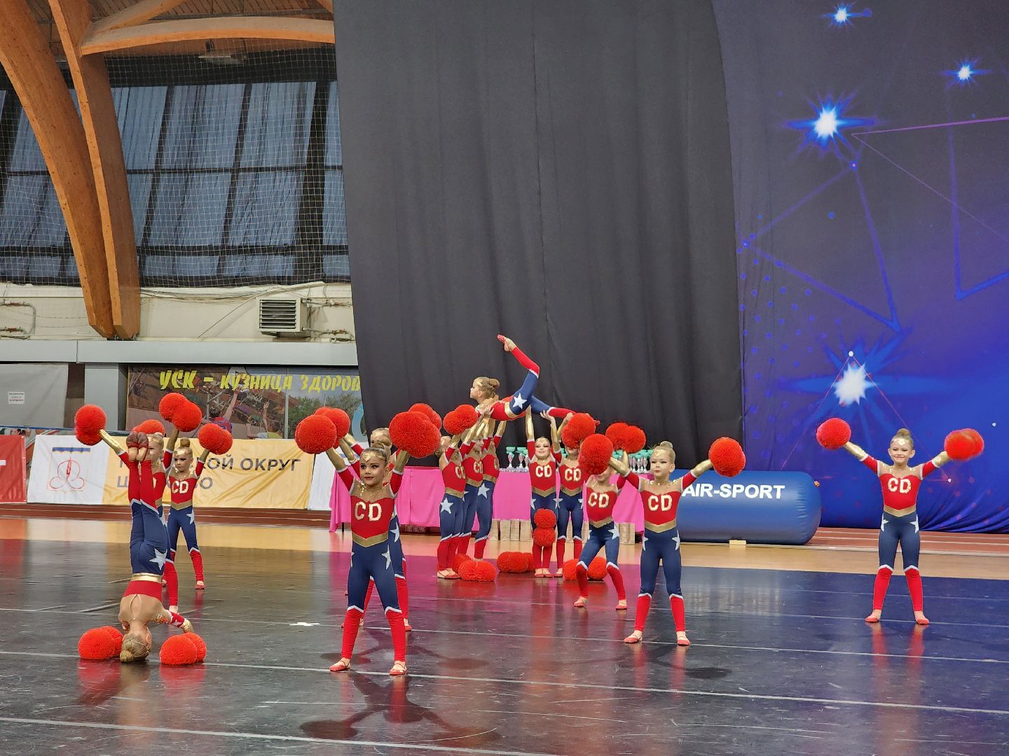 чирлидинг, щёлково, спорт,