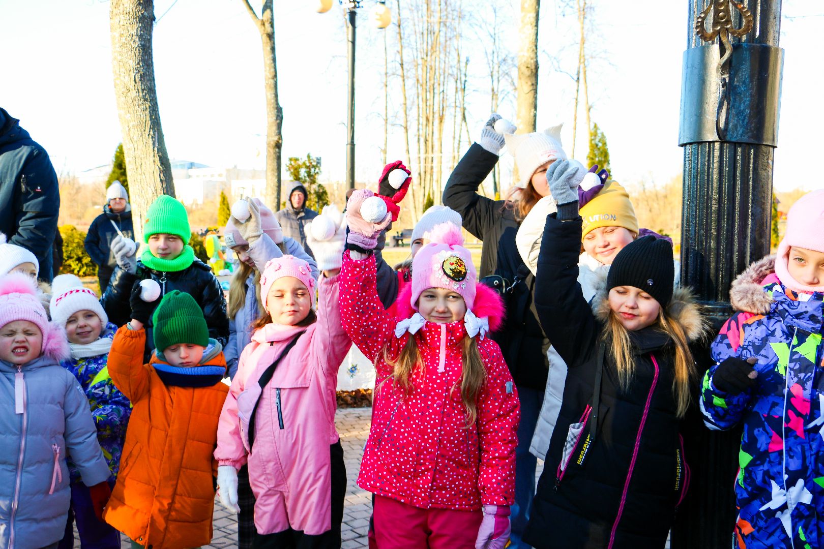 парк Крестов Брод, Рошаль, зима в Подмосковье, день рождения деда мороза,ДК Косякова,